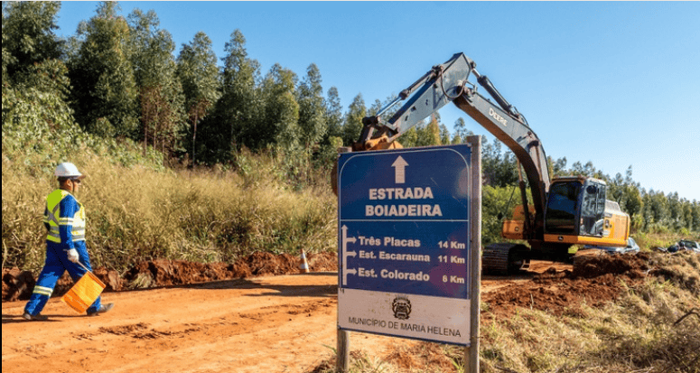Construção trecho Boiadeira